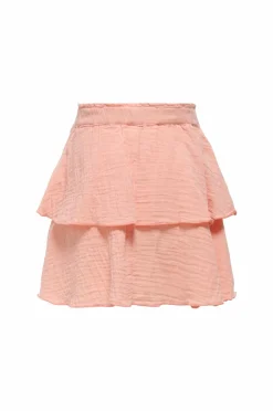 KIDS ONLY Nederdele>Nederdel kogThyra Life Layered Skirt Wvn Salmon