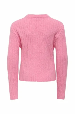 KIDS ONLY Pullover kogJeanett Life LS Rib O-neck CP KN Sea pink Sale
