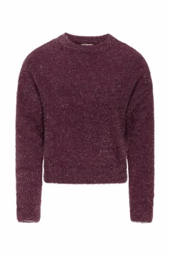 KIDS ONLY Pullover kogPiumo Glitter L/S O-neck Knt Rose wine Online