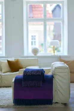 Klippan Yllefabrik Ternet Aurora Lilla blå Online