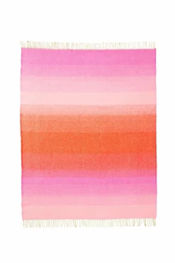 Klippan Yllefabrik Tæpper & Plaider>Ternet Aurora Rødlig pink