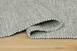 KM Home Bomulds- & Kludetæpper>Bomuldstæppe Alva Grøn