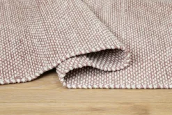 KM Home Bomulds- & Kludetæpper>Bomuldstæppe Alva Støvet rosa