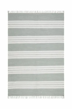 KM Home Bomulds- & Kludetæpper>Bomuldstæppe Sund Lysegrøn