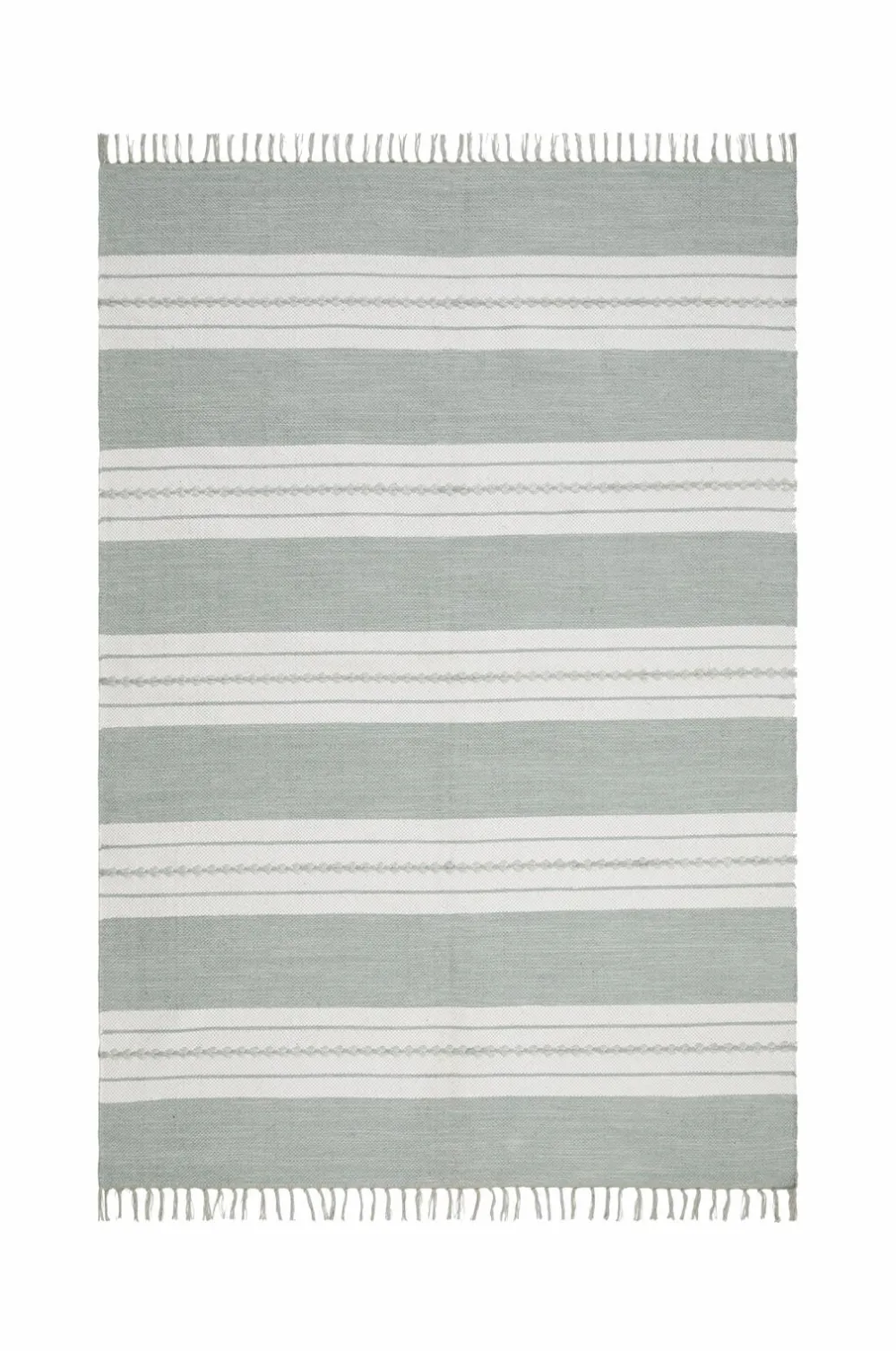 KM Home Bomulds- & Kludetæpper>Bomuldstæppe Sund Lysegrøn