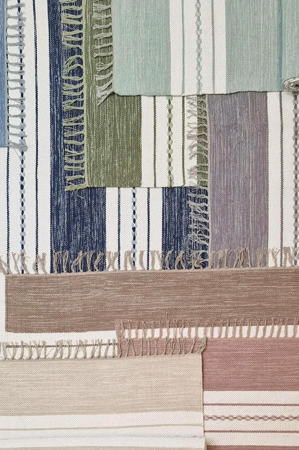 KM Home Bomulds- & Kludetæpper>Bomuldstæppe Sund Lysegrøn