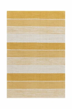 KM Home Bomulds- & Kludetæpper>Bomuldstæppe Båstad Gul