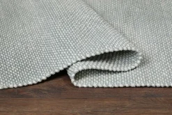 KM Home Bomulds- & Kludetæpper>Bomuldstæppe Alva Lysegrøn