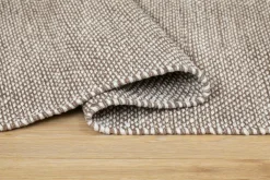 KM Home Bomulds- & Kludetæpper>Bomuldstæppe Alva Mørk hør