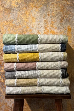 KM Home Bomuldstæppe Båstad Grøn Hot