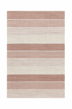 KM Home Bomulds- & Kludetæpper>Bomuldstæppe Båstad Støvet rosa