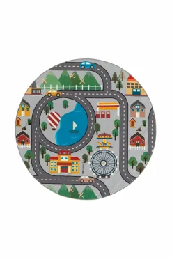 KM Home Børnegulvtæpper>Børnetæppe Play Grey