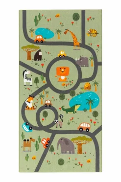 KM Home Børnetæppe Play Green Sale