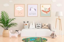 KM Home Børnetæppe Play Green Hot