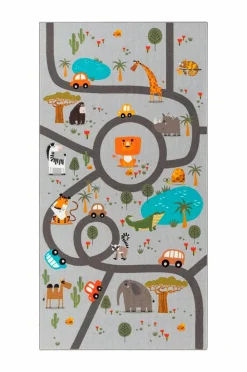 KM Home Børnetæppe Play Grey Sale