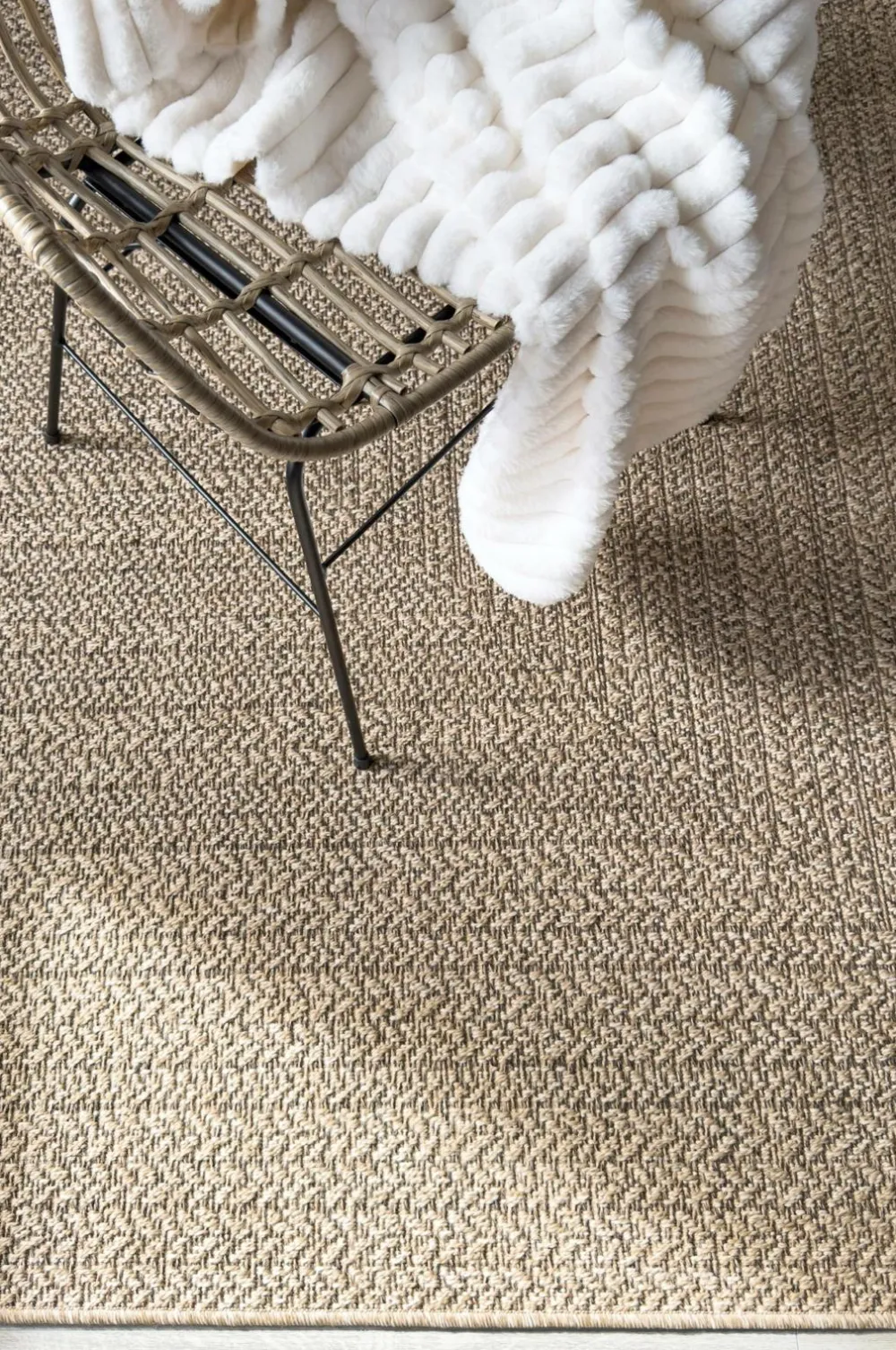 KM Home Fladvævet tæppe al Natur New