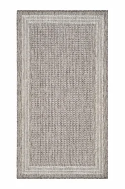 KM Home Fladvævede Tæpper>Glatvævet Madrid Mørkt linned