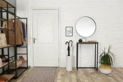 KM Home Glatvævet Madrid Mørkt linned Hot