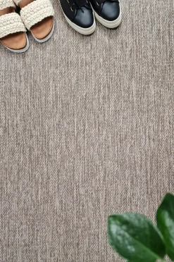 KM Home Glatvævet Madrid Mørkt linned Hot