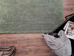 KM Home Fladvævede Tæpper|Luv- & Ryatæpper>Gulvtæppe Soft Emerald green