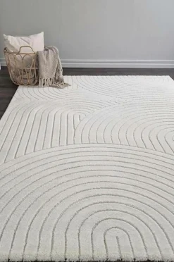 KM Home Luvtæppe Genova Zen Vit Clearance