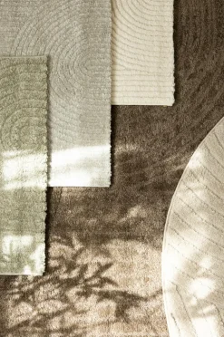 KM Home Luvtæppe Genova Zen rund Mocca Online