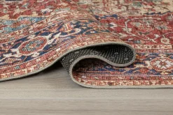 KM Home Fladvævede Tæpper>Tæppe Amber Rød