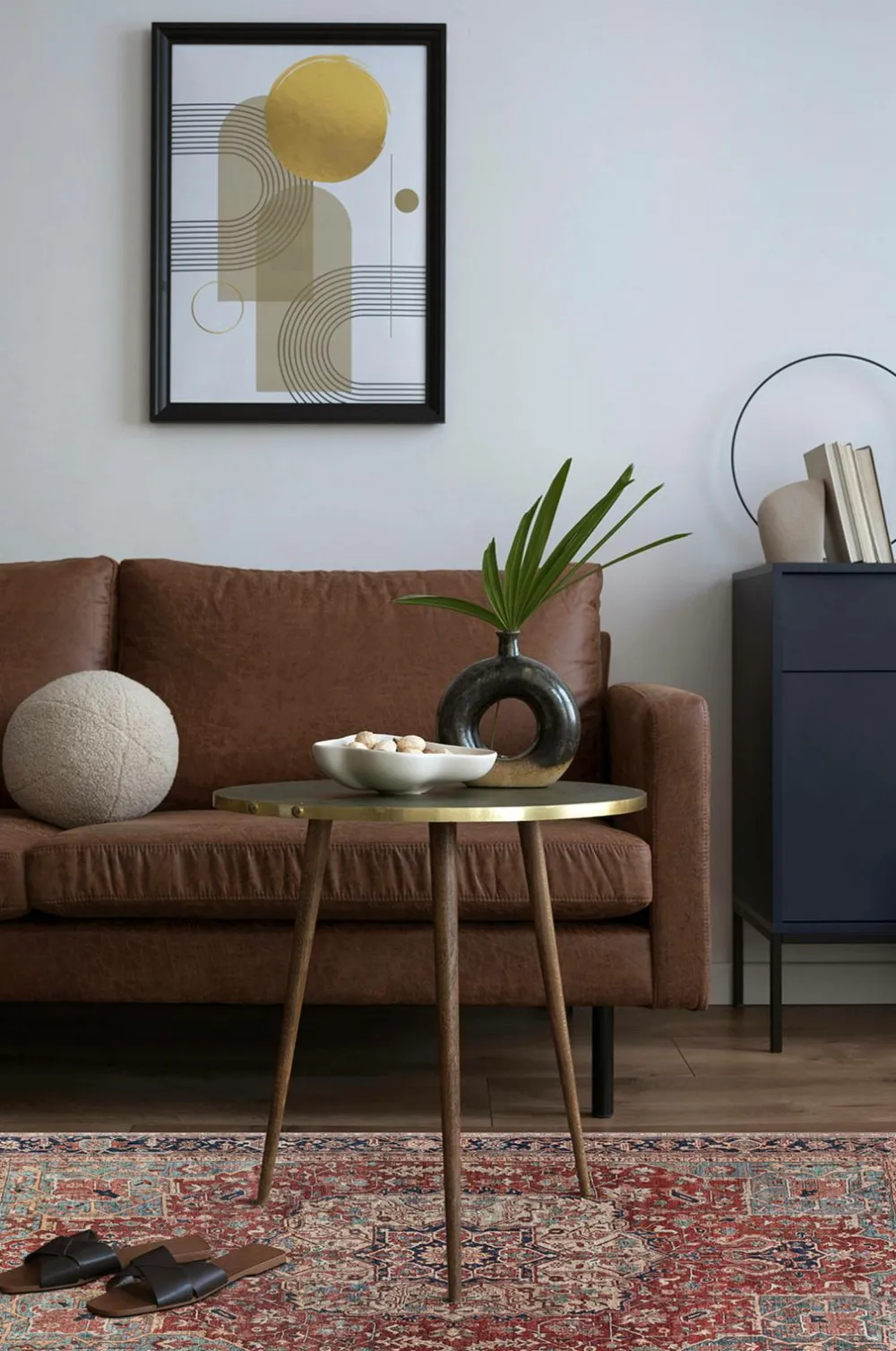 KM Home Fladvævede Tæpper>Tæppe Amber Rød