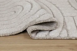 KM Home Fladvævede Tæpper>Tæppe Nature Creme