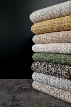 KM Home Uldtæpper>Uldtæppe Birka Natur