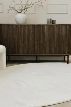 KM Home Vaskbart tæppe Soft Hvid