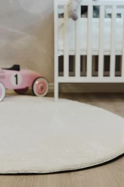 KM Home Vaskbart tæppe Soft Hvid