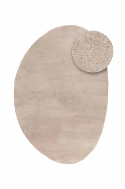 KM Home Vaskbart tæppe Soft Greige Discount