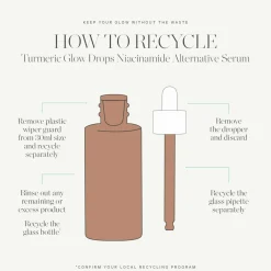 KORA Organics Turmeric Glow Drops Niacinamide Alternative Serum 10 Ml Hot