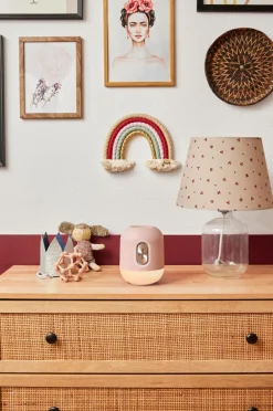 Kreafunk Bluetooth-højttaler/LED-lampe Glowie Støvet rose Best