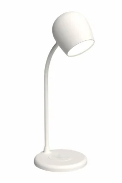 Kreafunk Bordlamper>LED-lampe/højttaler/Qi Ellie Hvid