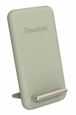 Kreafunk Mobiltelefoner, Tablets & Tilbehør>Trådløs Opladningsholder reCHARGE Dusty olive