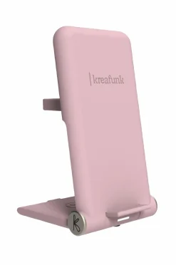 Kreafunk Trådløs Opladningsholder 3 enheder reCHARGE+ Dusty rose Hot