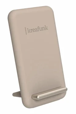 Kreafunk Mobiltelefoner, Tablets & Tilbehør>Trådløs Opladningsholder reCHARGE Ivory sand