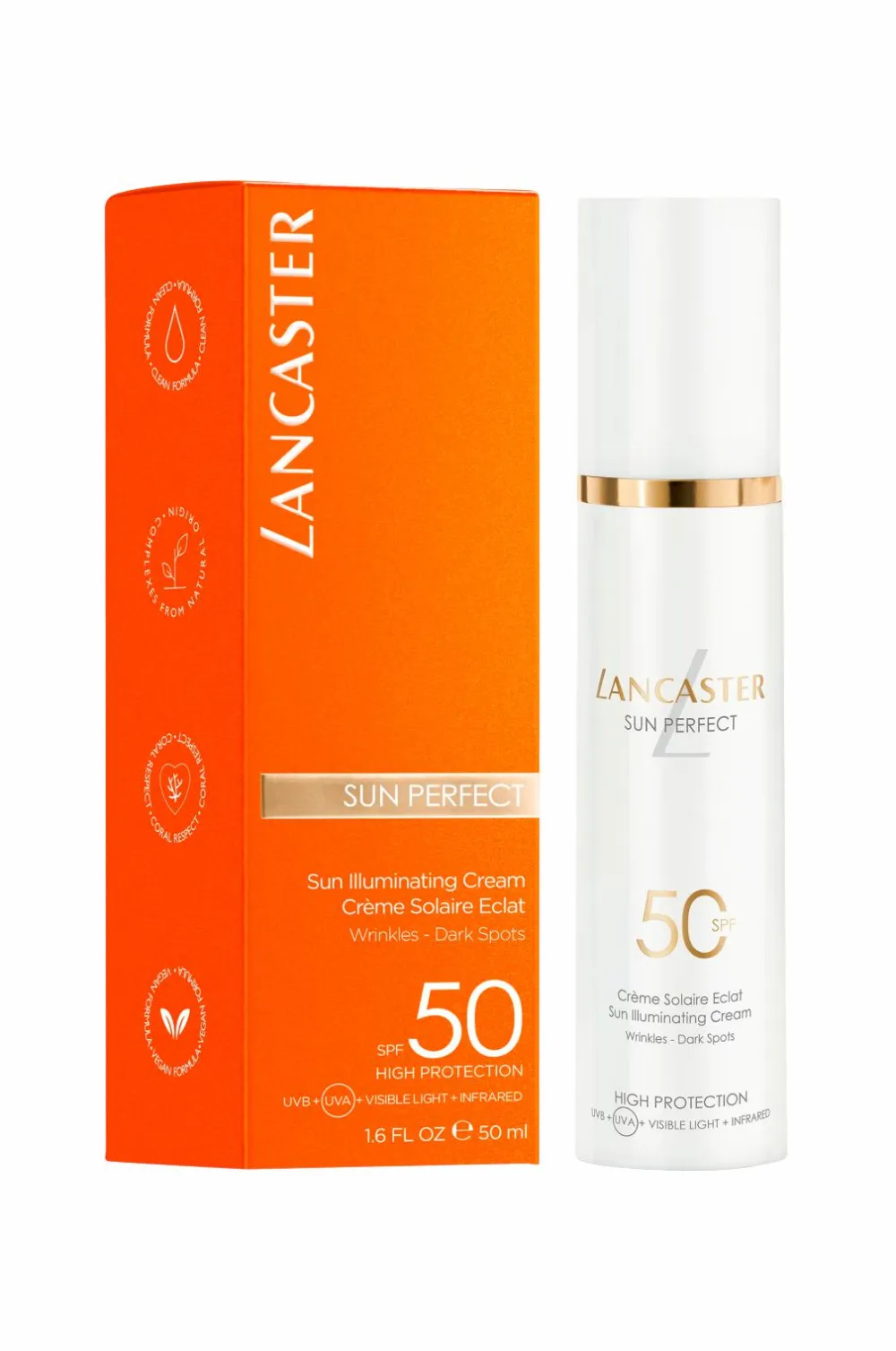 Lancaster Solbeskyttelse>Sun Perfect Illuminating Cream SPF50 50 ml