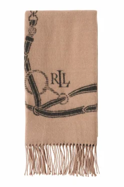 Lauren Ralph Lauren Kasket + tørklæde Acrylic Blend-eqst Scrf Ht-gbx Classic camel Online