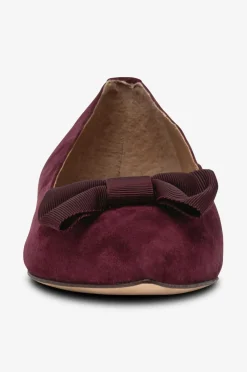 Lauren Ralph Lauren Ballerinasko Londyn Bow-Flats-Ballet Pinot noir/pinot noir Sale