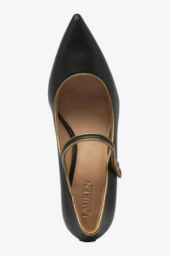 Lauren Ralph Lauren Højhælet sko Lanette Mj2-pm-cto Black/antique gold Sale