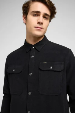 Lee Overskjorte Relaxed Unionall Black Clearance