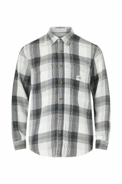 Lee Skjorter|Jakker & Frakker>Overskjorte Workwear Shirt 2.0 Rebel Navy Plaid