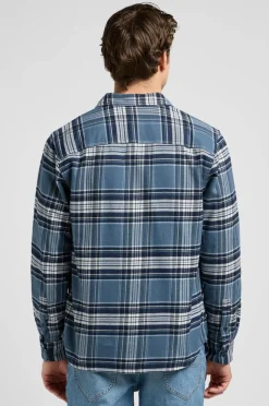 Lee Skjorte Mercantile Shirt Vintage Blue Plaid