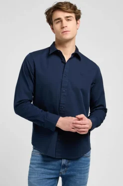 Lee Skjorter>Skjorte Patch Shirt Rivet navy