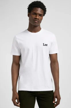 Lee T-shirt SS Small Logo Bright white Discount