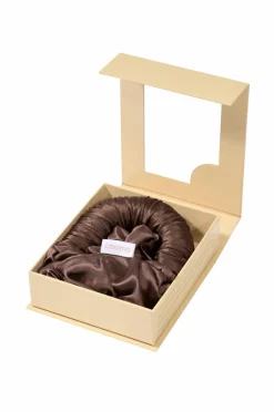 Lenoites Styling>Blowout Tie In Mulberry Silk Mocha/Espresso