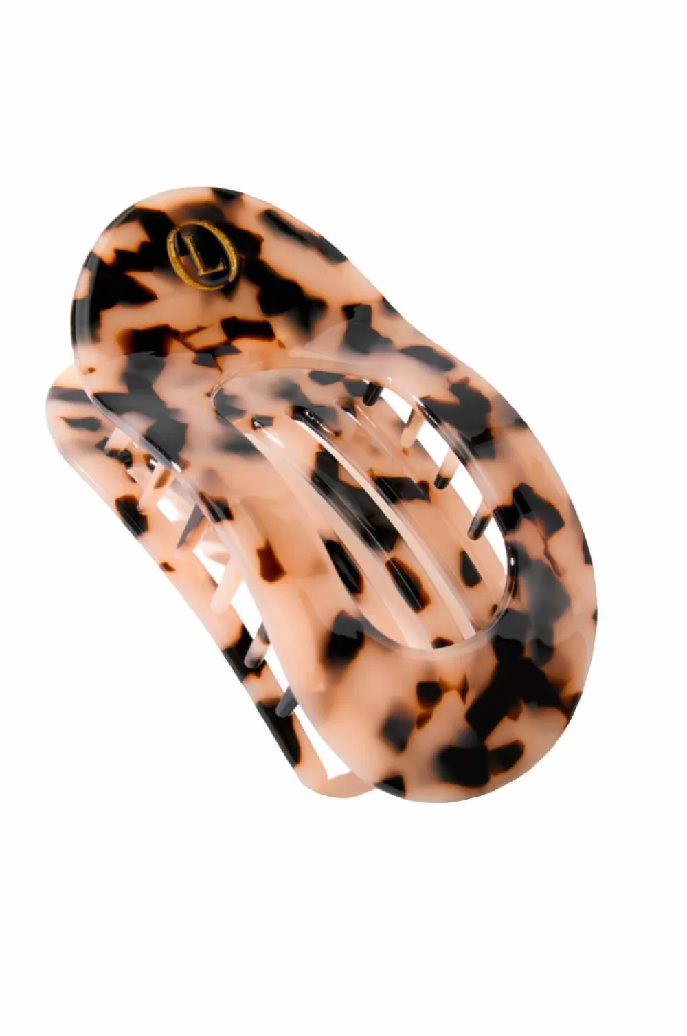 Lenoites Håraccessories>Eco-Friendly Flat Hair Clip Nude Leopard